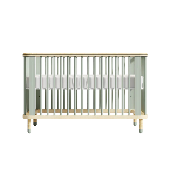 HUGOR - Mint Green Compact Baby Crib