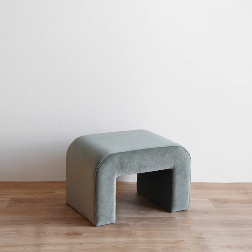 THOR - Grey U Footrest Stool