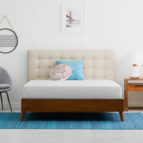 PACOS - Tufted Headboard King size Bed