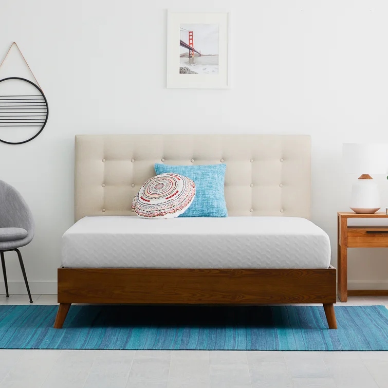 PACOS - Tufted Headboard King size Bed