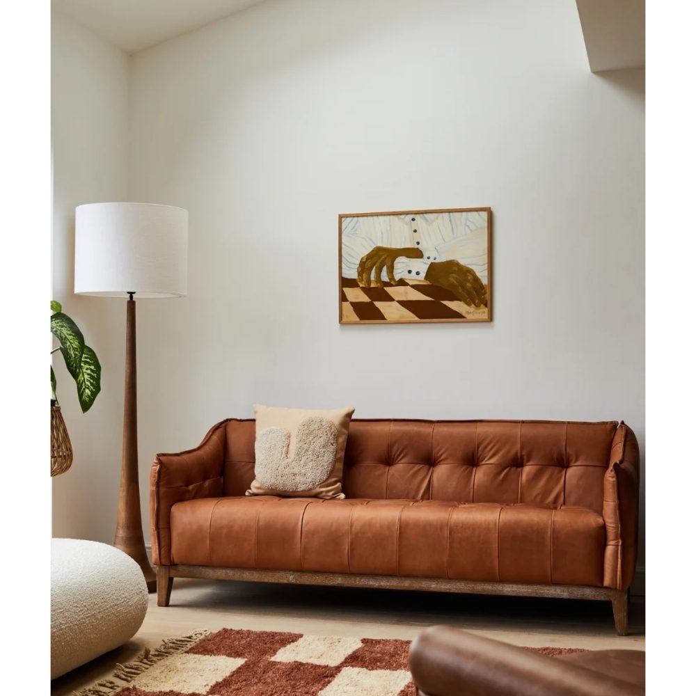 BASTIC - Leatherite Three Seater Couch