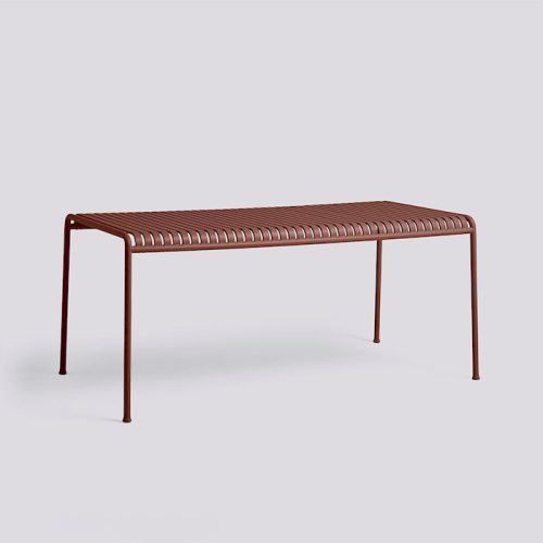 SCARL - Red Long Outdoor Table