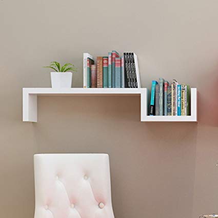 SANE - S-Shaped Wall Mounted Shelf White