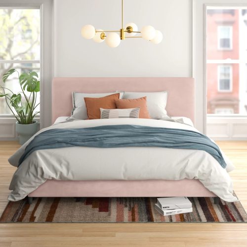 ACME - Low Profile Platform Bed Baby Pink