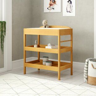 DORO - Oak Brown Polish Finish Changing Table