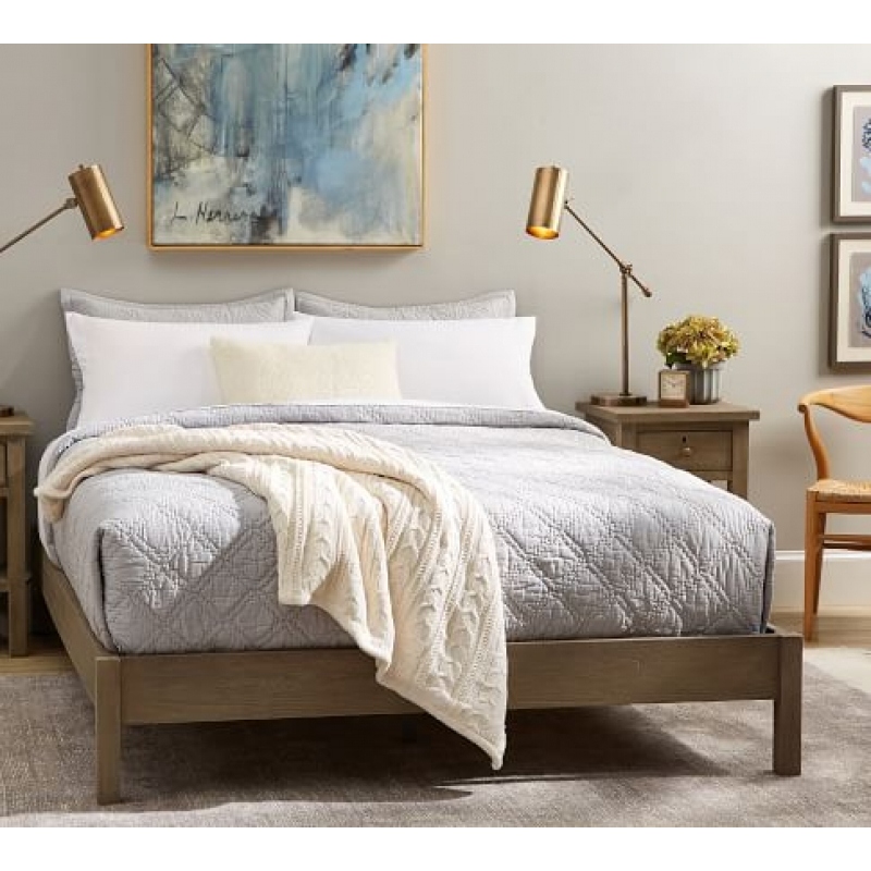 MAR- Platform Teen Bed In Ash Brown