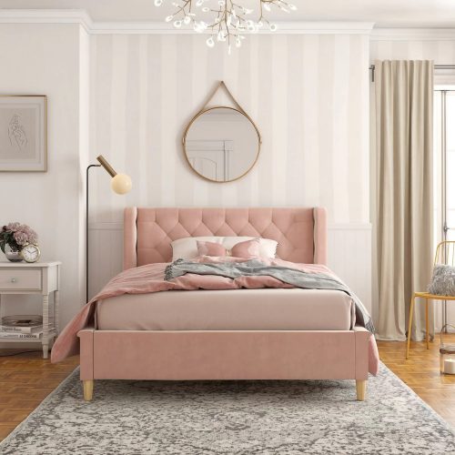 ANSA - Queen Size Bed Pink