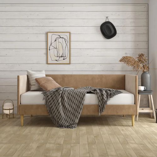AURORA - Tan Velvet Daybed