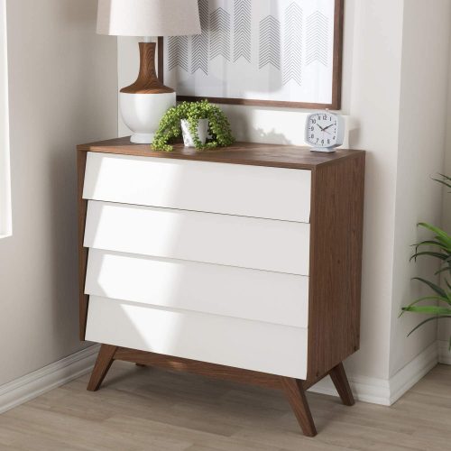 SILLON - Mid-Century Style Four Drawers Chester