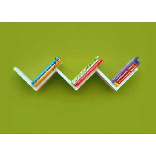 JETT - Retro Designed Floating Wall Shelf White