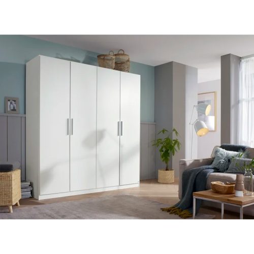 GRANDE - White Four Door Wardrobe
