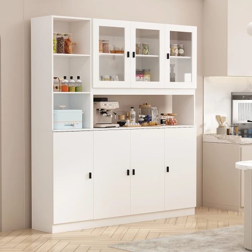 IMKA - Glass Door Kitchen Storage & Display Cabinet