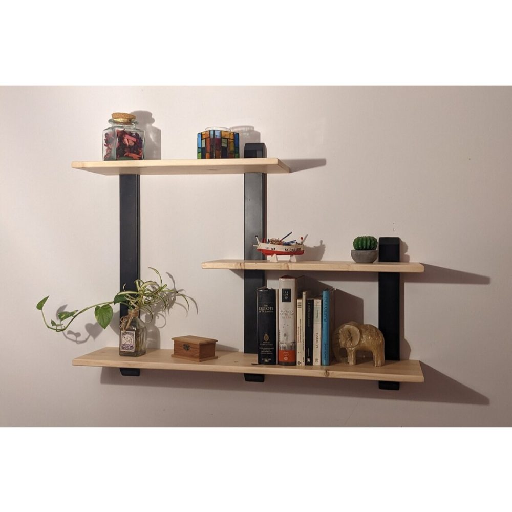MAYS - Modern Three Step Kids' Wall Shelf