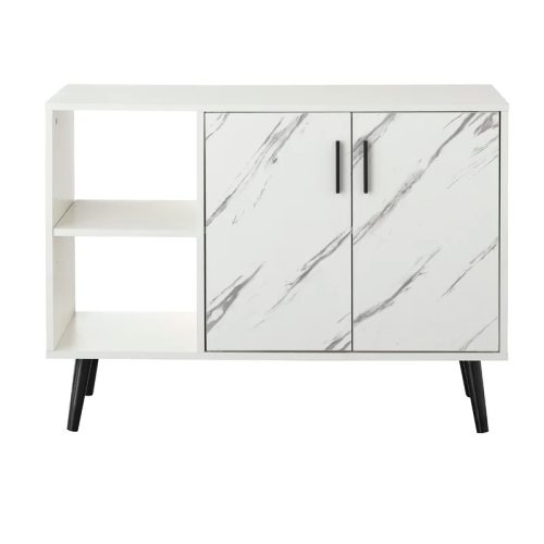 DION - White High Gloss Finish Side Board