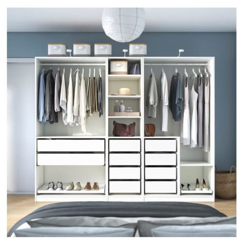 JERICHO - White Extra Storage Wardrobe