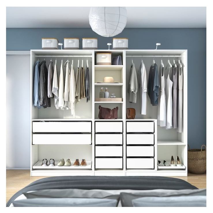 JERICHO - White Extra Storage Wardrobe