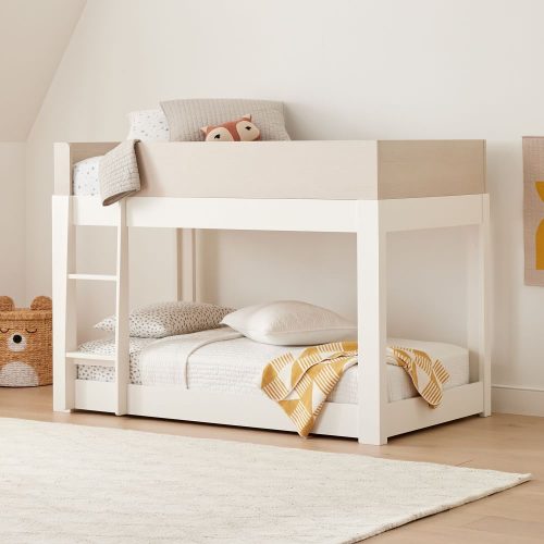 AJDA - White Modern Bunk Bed