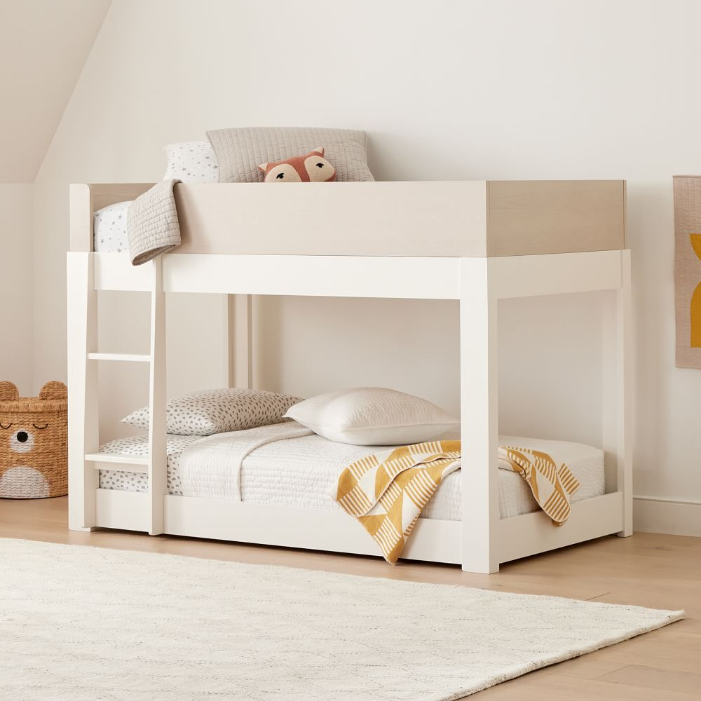 AJDA - White Modern Bunk Bed