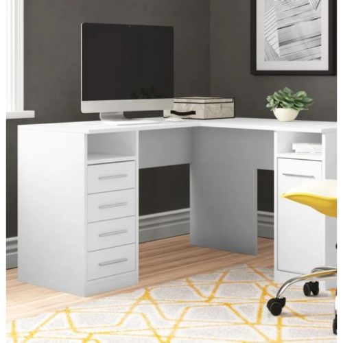 HOMA - Corner Work Desk with Multiple Storage