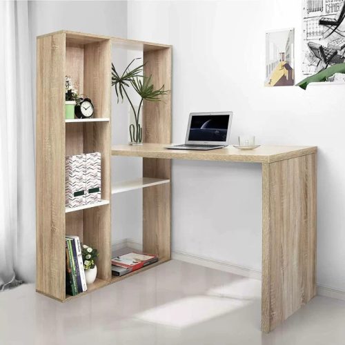 AATIRE - Storage Display L-Shape Desk