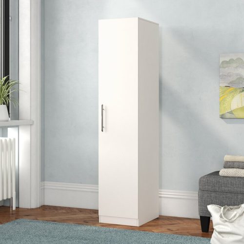 ESTARIO - White Single Door Wardrobe