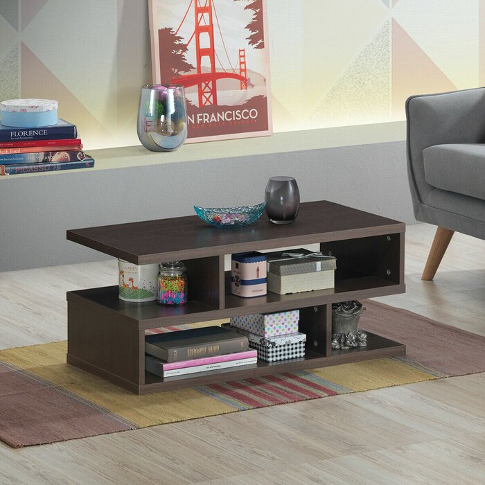 VESSEL - Storage Center Coffee Table Dark Brown