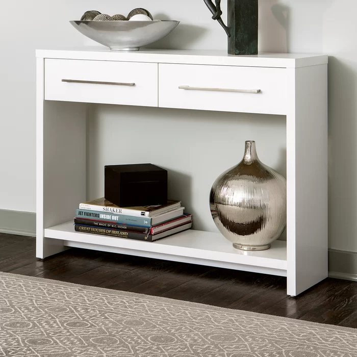 RONZA - White Side Table Console