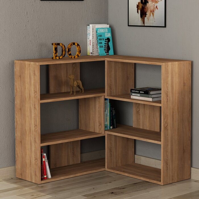 SAMPHLE - Brown Side Display Bookcase