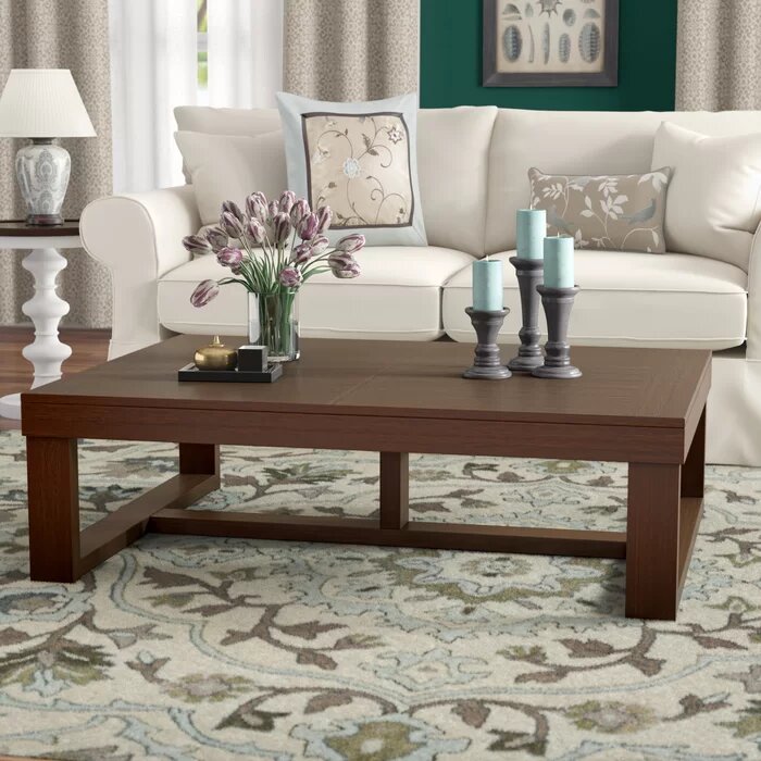 CANDECORE - Traditional Plank Coffee Table