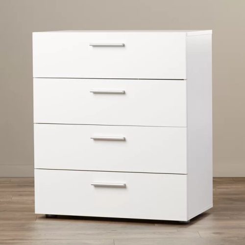 MESHBELL - Chest Of  Four Drawers White