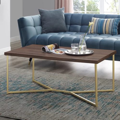 AGER - Crossed Legs Gold Frame Coffee Table