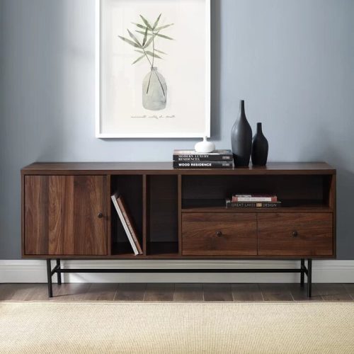 PRECIOUS - Walnut Brown Side Board (Credenza)