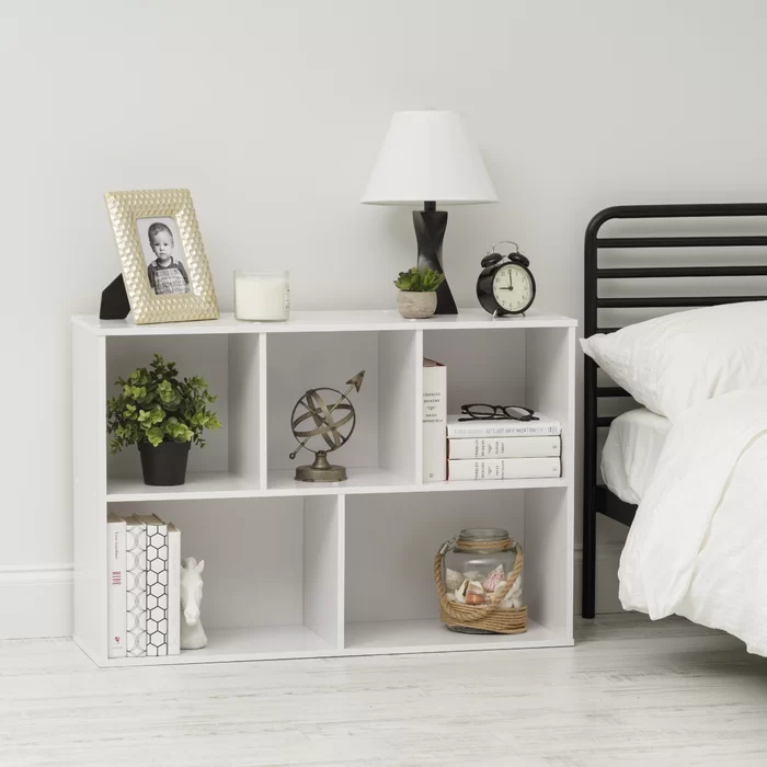 HAWLUS - Modern Storage Book Shelf White