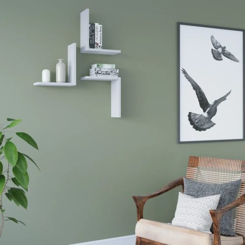 WOK - Floating Shelf In White (Set Of 3)