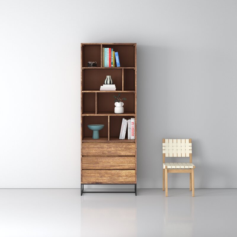 REMBO - Mid Century style Standing Bookcase