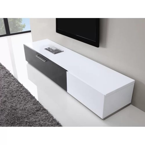 DESSY - Black & White Cabinet TV Stand