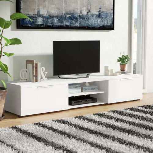 SWAADI - White Led Entertainment TV Stand
