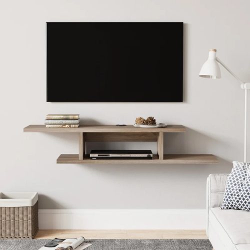 RISE - Oak Brown Floating TV Console