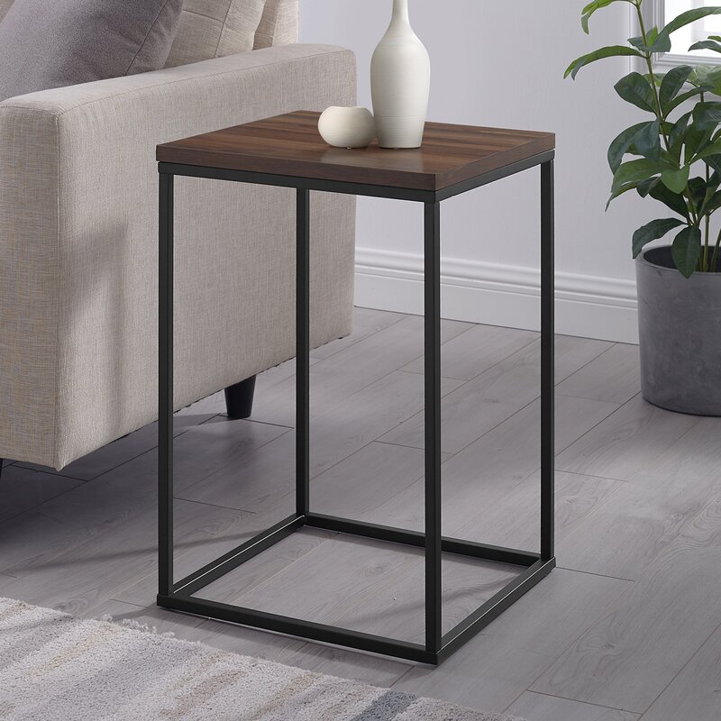 DOLORES - End Table Dark Walnut