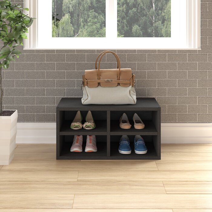 ZAYN - Compact Shoe Rack Black