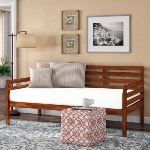 BARRIUM - Russet Brown Wooden daybed