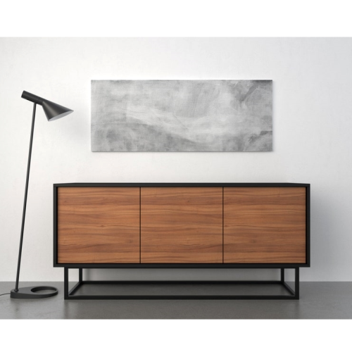COCO - Mid century Style Metallic Frame Side Board