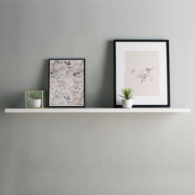 Floating DIY Wall Shelf - White