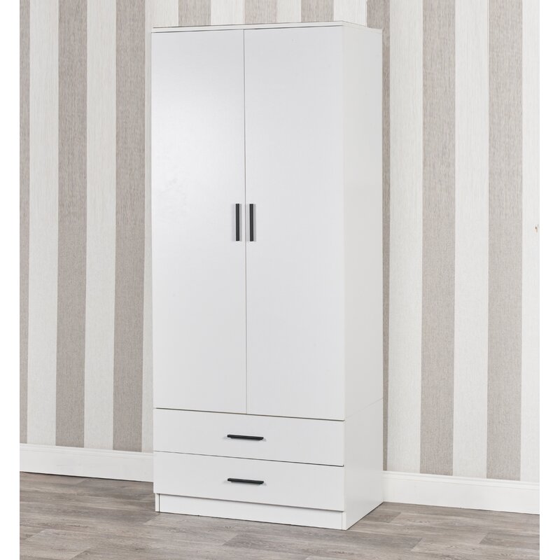 SUDU - Double Door Wardrobe with Storage Drawers