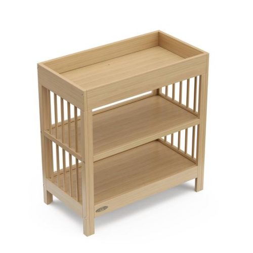 AKHOZ - Oak Brown Polish Finish Changing Table