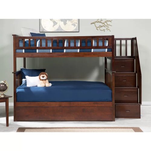 JOL - Dark Brown Bunk Bed with Drawers
