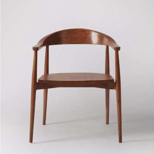 MIR - Round Back Causal Arm Chair