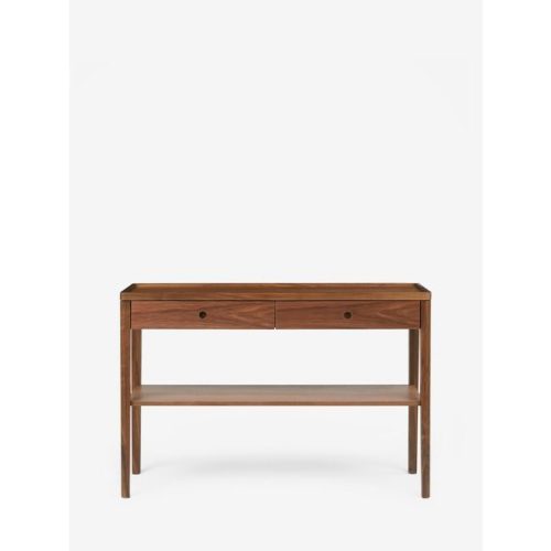 BIETE – Polish Finish Dual Drawer Console Table