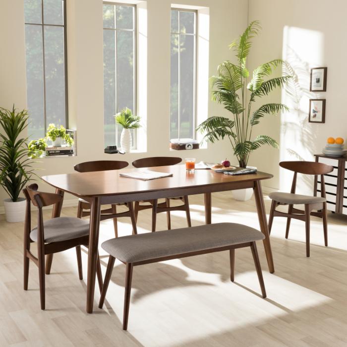BRANCH - Dining Table Set with Bench