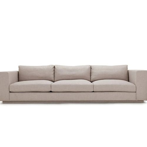 BOS - Modern Four Seater Couch Grey
